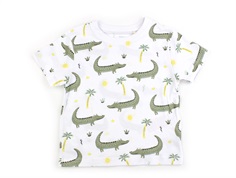 Name It bright white crocodiles t-shirt
